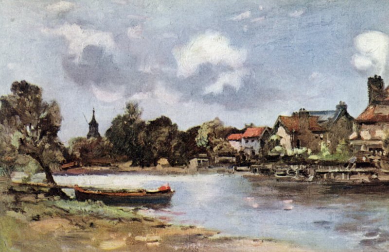 Sunbury (farve litho) af John Muirhead