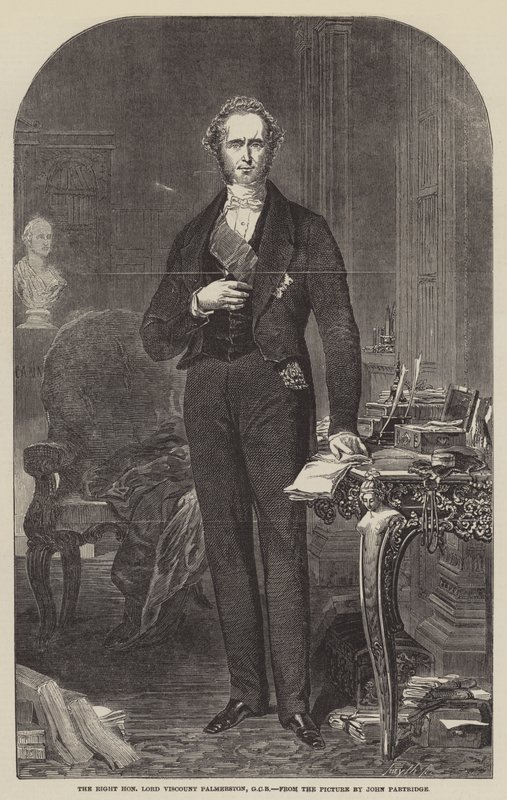 Den ærede Lord Viscount Palmerston, GCB af John Partridge