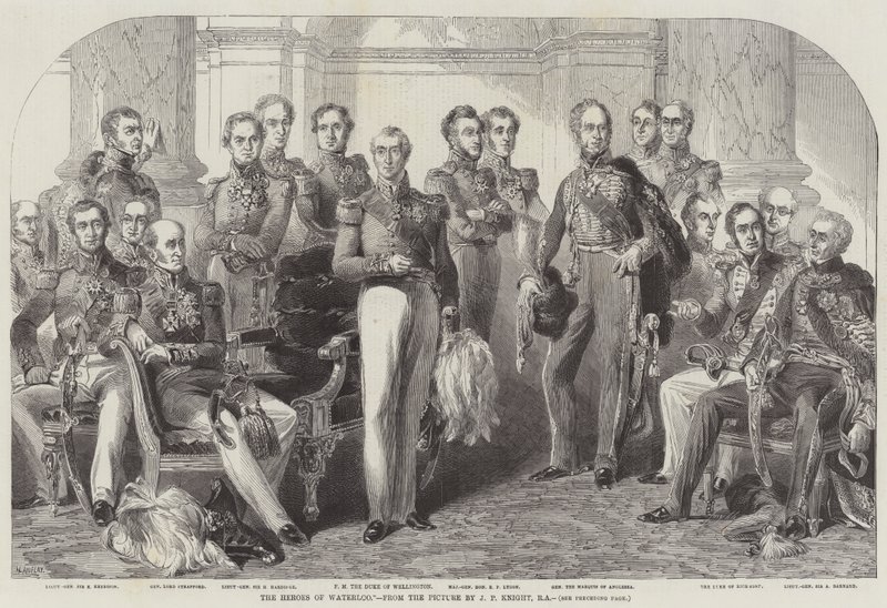 The Heroes of Waterloo af John Prescott Knight