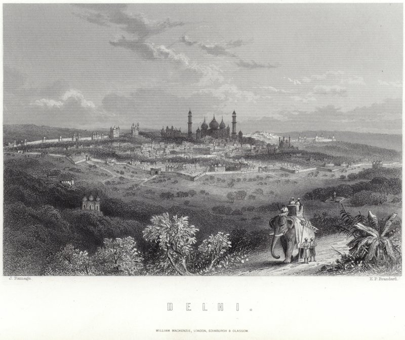 Delhi i Indien af John Ramage