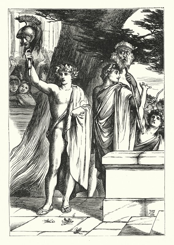 Tvillingerne (gravering) af John Reinhard Weguelin