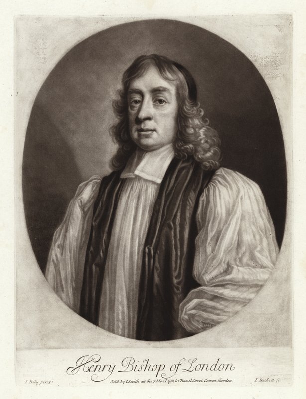 Portræt af Henry Compton, biskop af London af John Riley