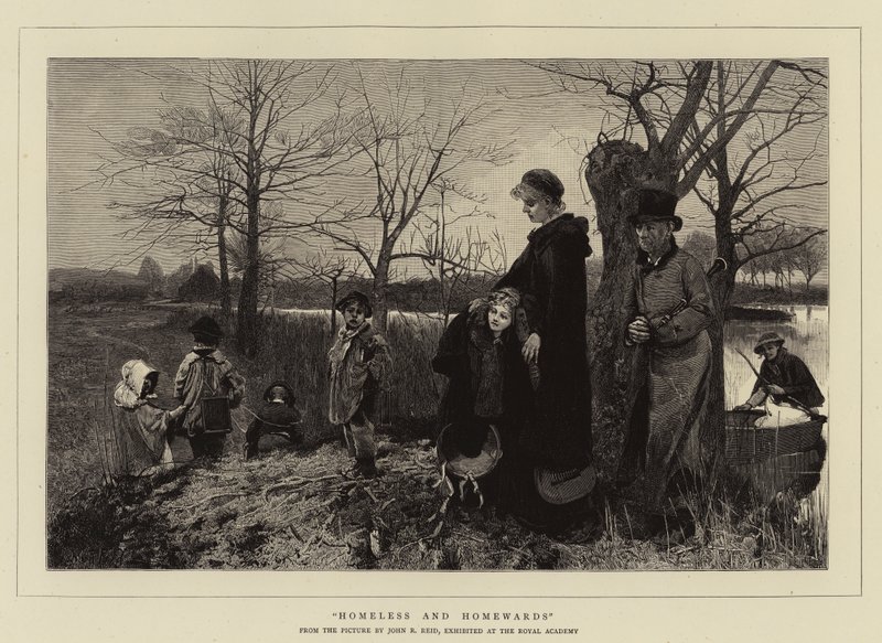 Hjemløse og hjemløse af John Robertson Reid