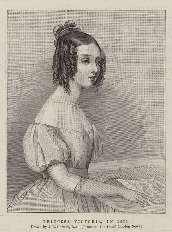 Prinsesse Victoria, i 1834 af John Rogers Herbert