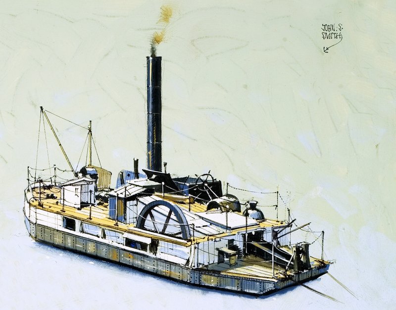 Bertha, et opmudringsfartøj fra 1844 af John S. Smith