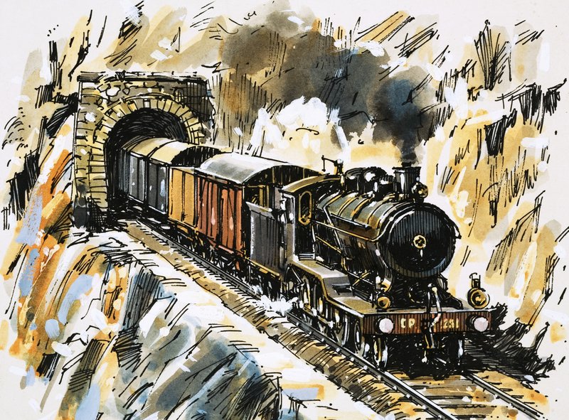 En verden af fart og kraft: En 4-6-0 med indvendig cylinder af John S. Smith