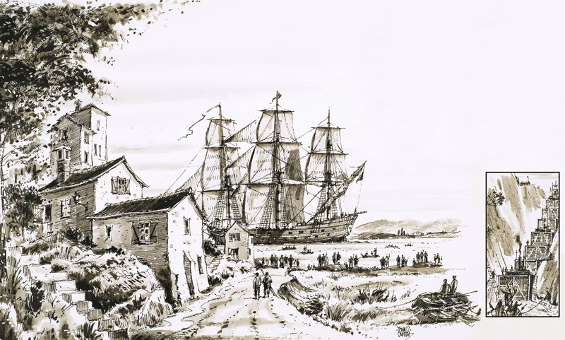 Indbyggerne i Languedoc havde aldrig set store skibe af John S. Smith