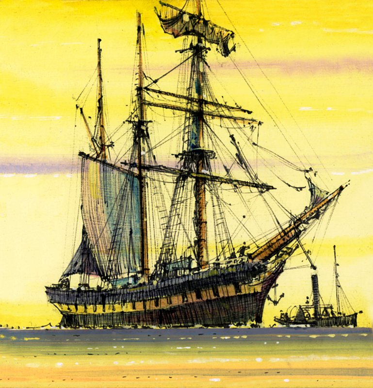 Uidentificeret sejlbåd af John S. Smith