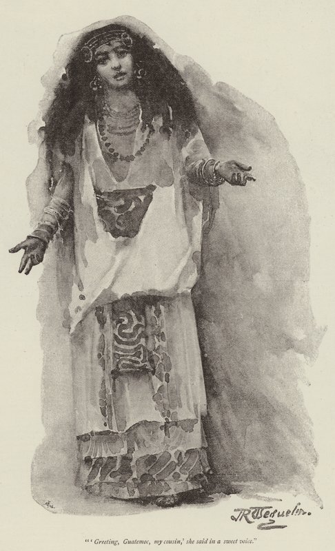Montezumas datter, af H Rider Haggard af John Seymour Lucas