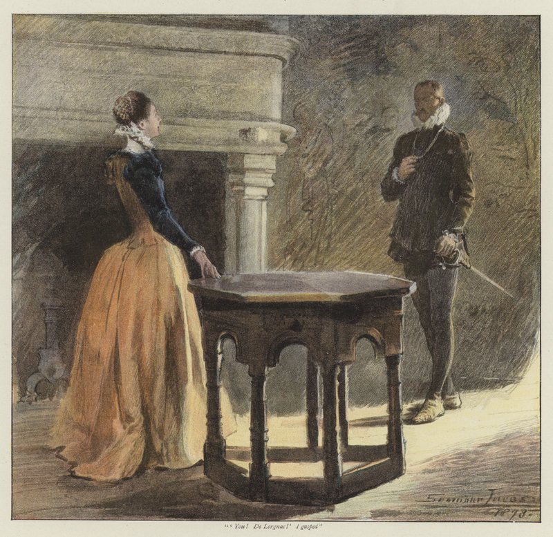 The Heart of Denise (chromolitho) af John Seymour Lucas