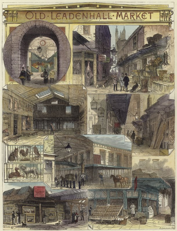 Det gamle Leadenhall Market af John Sulman