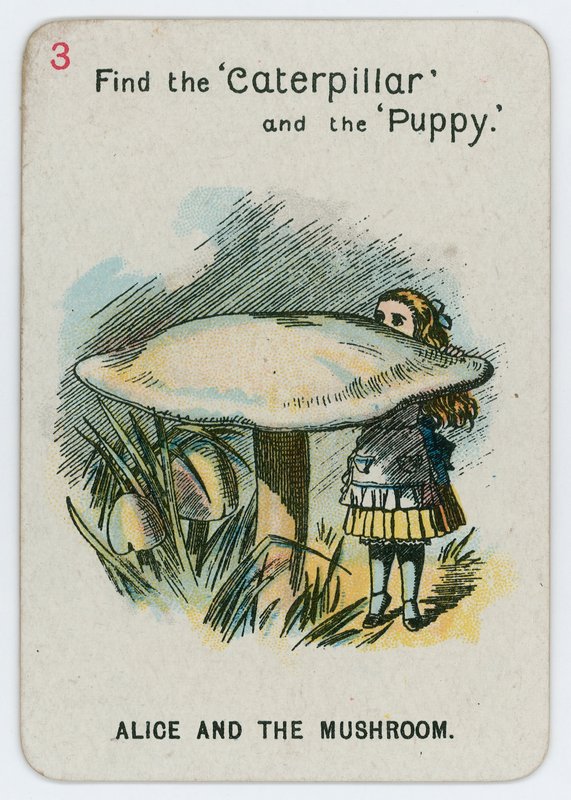 Alice og svampen af John Tenniel