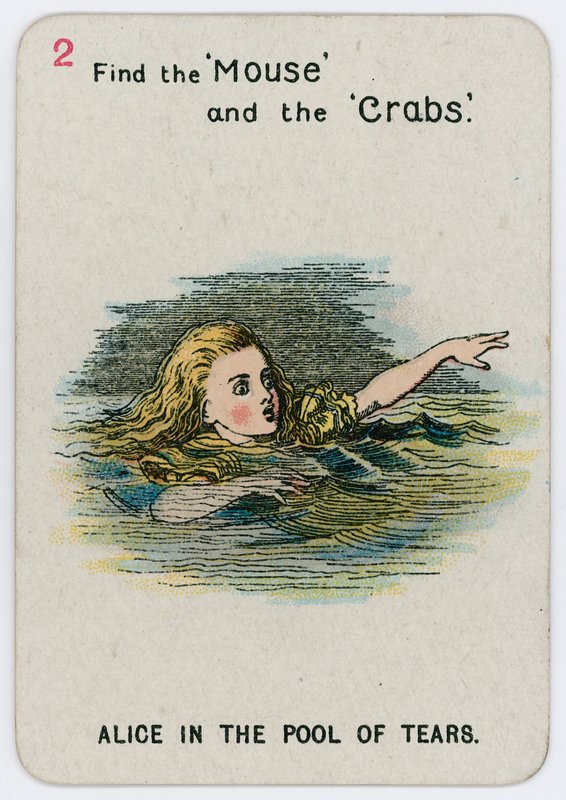 Alice i tårepuljen af John Tenniel