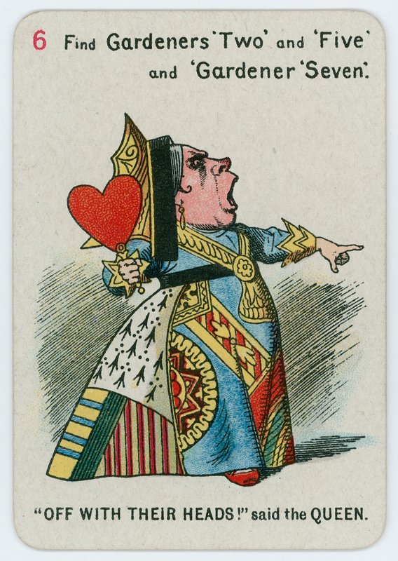 Af med hovedet! sagde Dronningen af John Tenniel