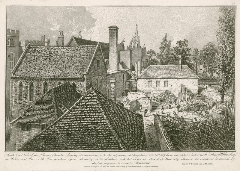 Sydøst udsigt over Princes Chamber af John Thomas Smith