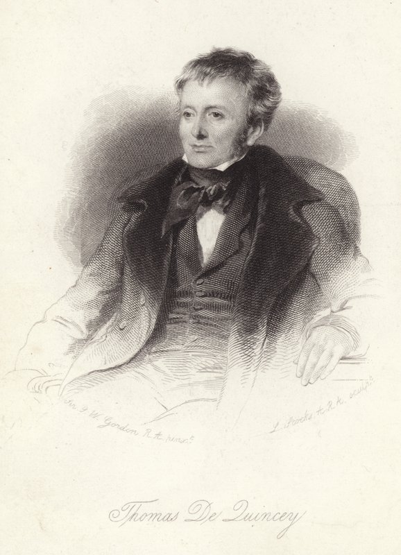 Thomas de Quincey, engelsk forfatter af John Watson Gordon