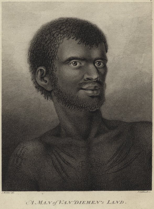 En mand fra Van Diemens Land af John Webber