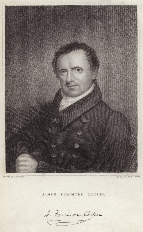 Portræt af James Fenimore Cooper af John Wesley Jarvis