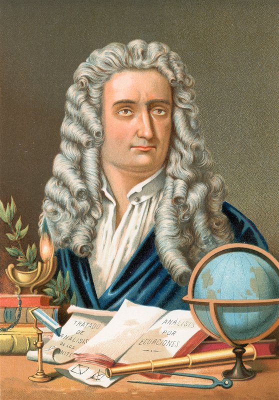 Isaac Newton af Jose Armet Portanell