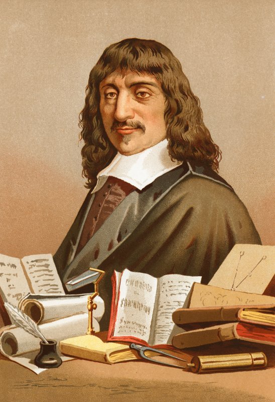Rene Descartes af Jose Armet Portanell