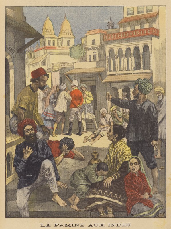 Hungersnød i Indien af Jose Belon
