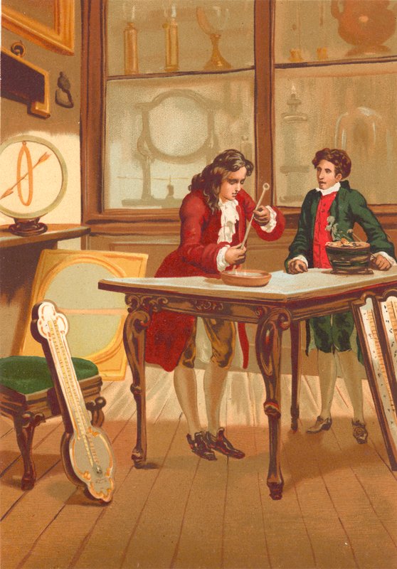 Rene Antoine Ferchault de Reaumur konstruerer termometeret af Josep or Jose Planella Coromina