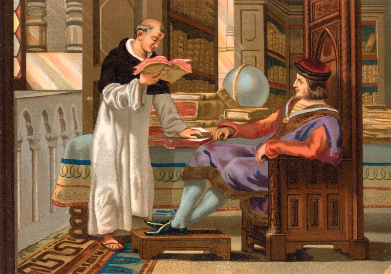 Vincent af Beauvais og Saint Louis af Josep or Jose Planella Coromina