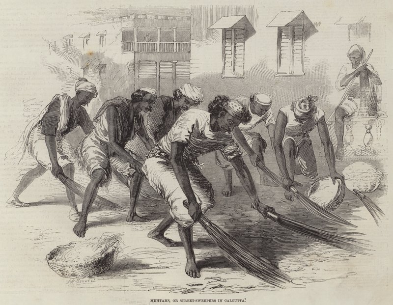 Mehtahs, eller Street-Sweepers i Calcutta af Joseph Austin Benwell
