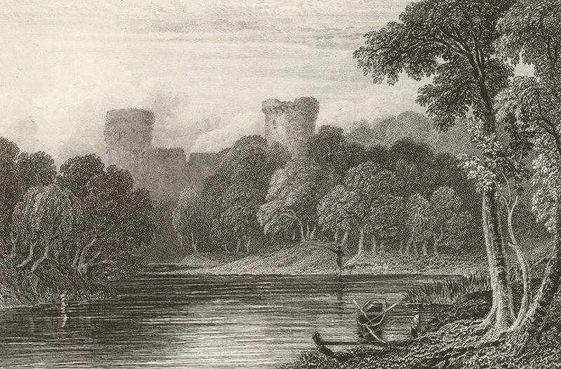 Bothwell Castle, River Clyde af Joseph Bartholomew Kidd