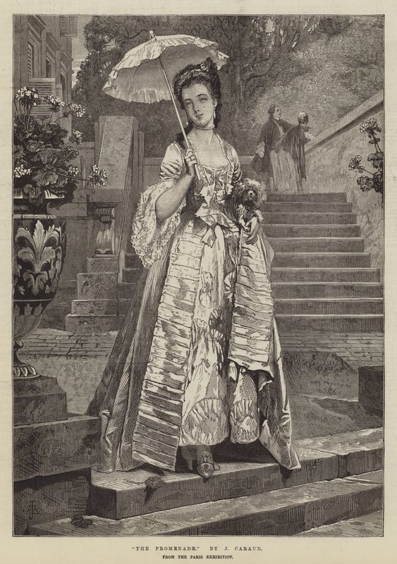 Promenaden, fra Paris-udstillingen af Joseph Caraud