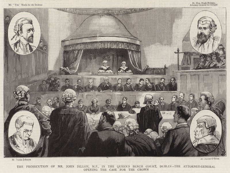 Anklagemyndigheden for John Dillon, MP, i Queen