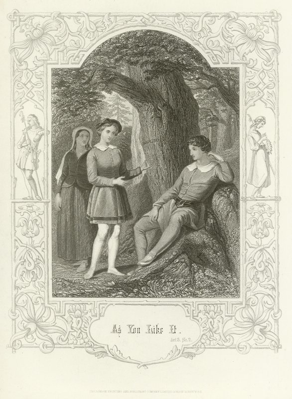 Som du kan lide det, akt III, Scene ii af Joseph Kenny Meadows