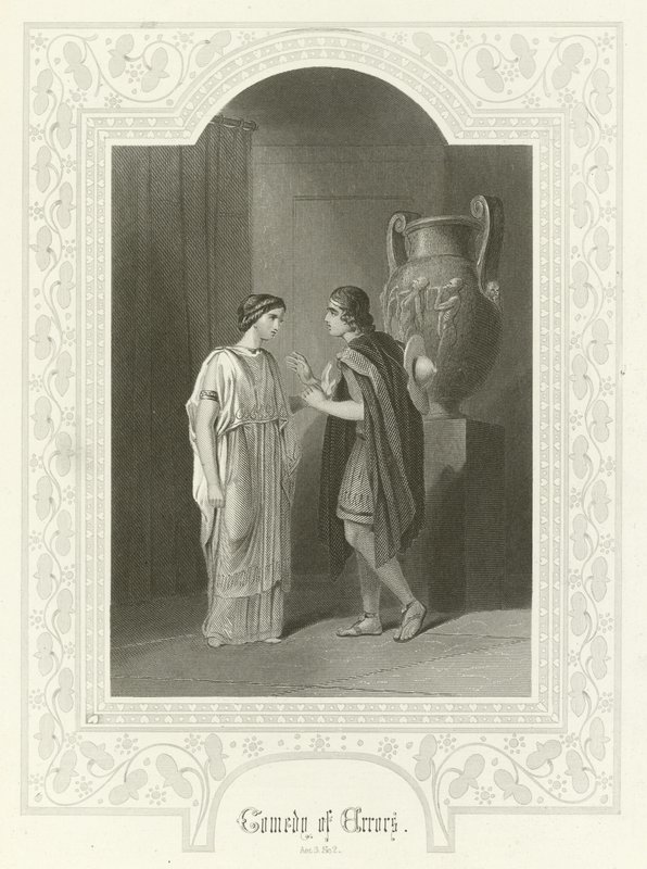 Comedy of Errors, akt III, scene ii af Joseph Kenny Meadows