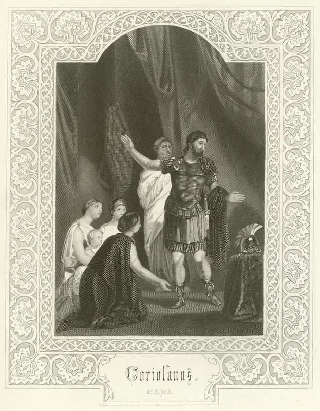 Coriolanus, Akt V, Scene III af Joseph Kenny Meadows