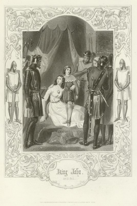 King John, Act III, Scene I af Joseph Kenny Meadows