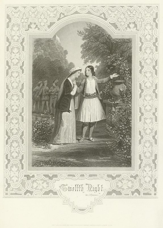 Twelfth Night, Akt III, scene i af Joseph Kenny Meadows