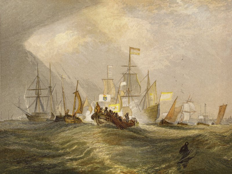 Landgang af Prinsen af Orange af Joseph Mallord William Turner