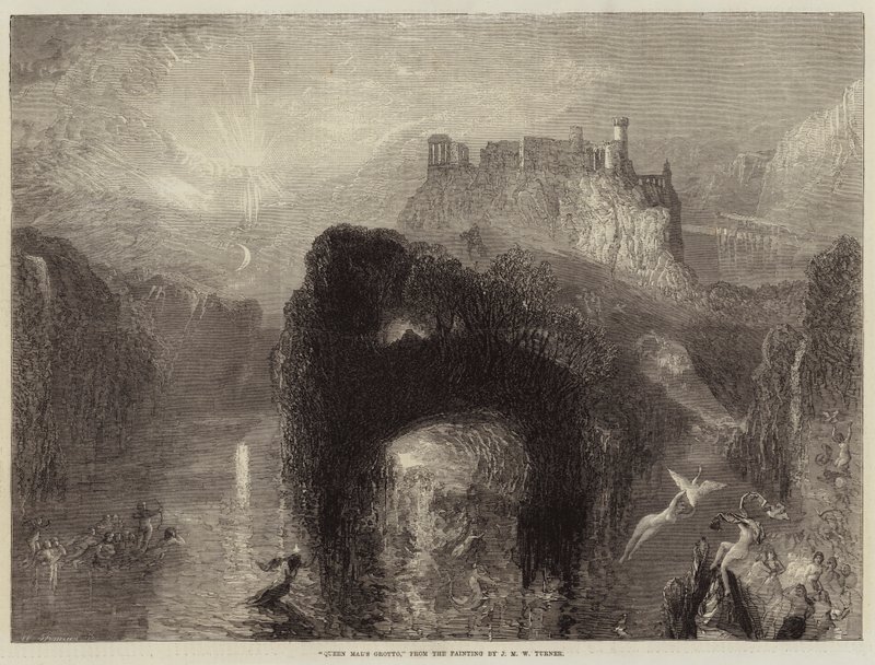 Dronning Mabs grotte af Joseph Mallord William Turner
