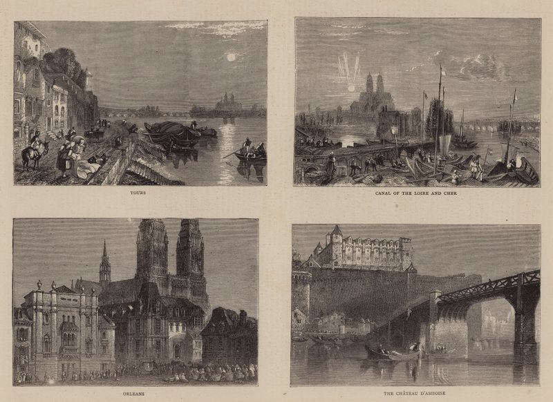 Skitser på Loire af Joseph Mallord William Turner