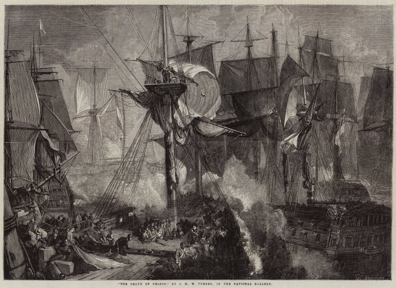 Nelsons død af Joseph Mallord William Turner