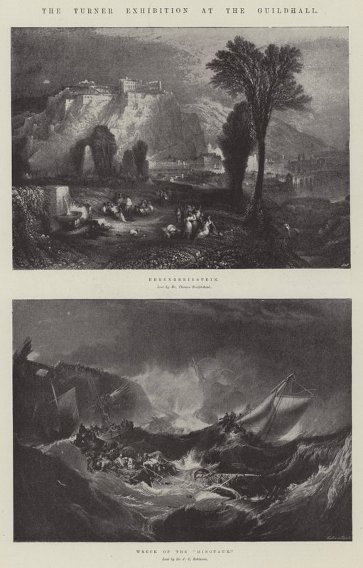 Turner-udstillingen i Guildhall af Joseph Mallord William Turner