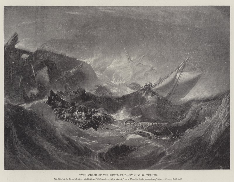 Minotaurens vrag af Joseph Mallord William Turner