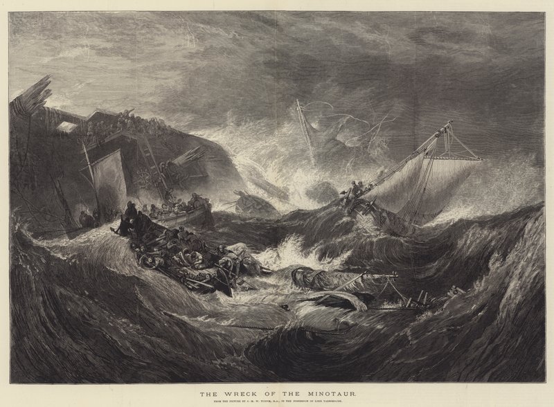 Minotaurens vrag af Joseph Mallord William Turner