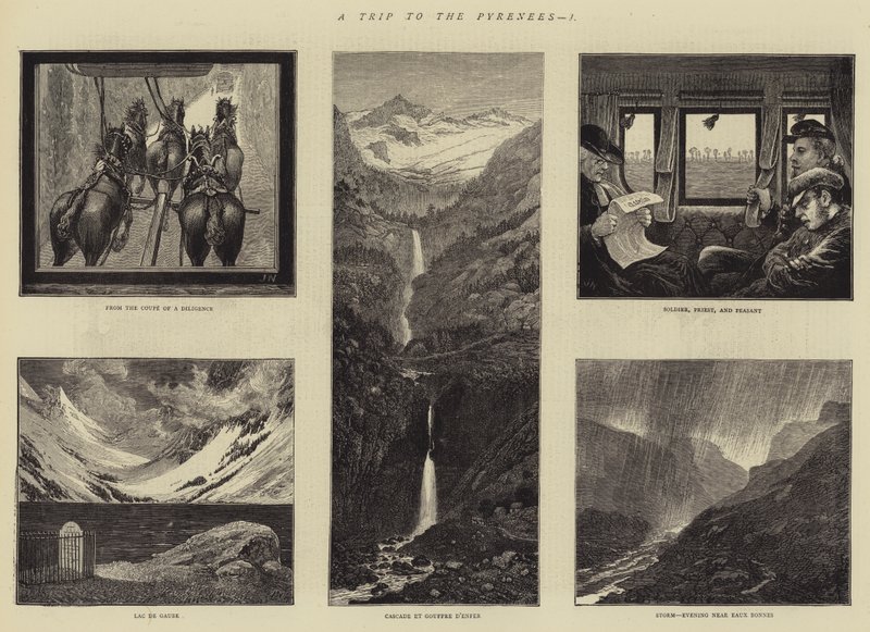 En tur til Pyrenæerne, I af Joseph Nash