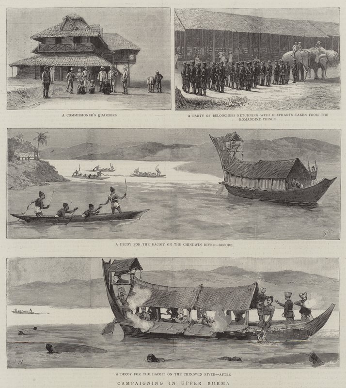 Kampagne i Øvre Burma af Joseph Nash