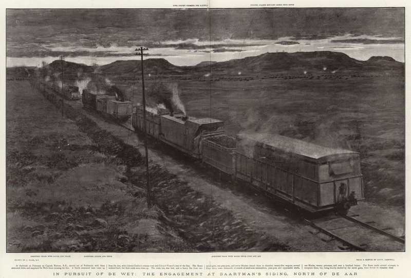 I Forfølgelsen af De Wet, Forlovelsen ved Baartmans Siding, Nord for De Aar af Joseph Nash