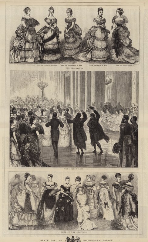 Statsbal i Buckingham Palace af Joseph Nash