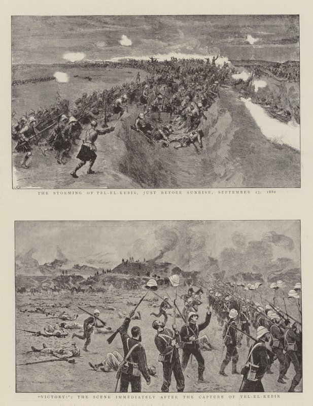Erobringen af Tel el Kebir af Joseph Nash