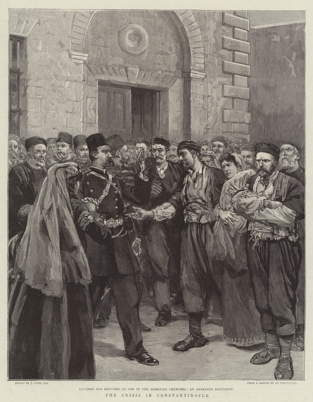 Krisen i Konstantinopel af Joseph Nash