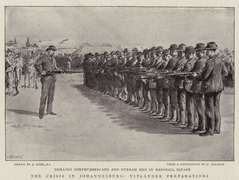 Krisen i Johannesburg, udlændingeforberedelser af Joseph Nash